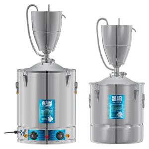 Automatic Home Brew Alcohol Distilling Equipment Rice Wine Ale Pure Essential Oil Extraction Small Size Brewing Machine
