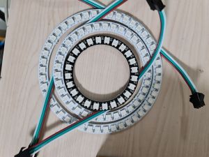 ไฟ LED Pixel แบบวงแหวน Full color ขนาด 2"/3"/4"/6"/6.5"/8"/10" Ws 2812B