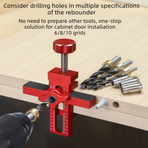 FNICEL | Adjustable Cabinet Door Installation Tool - Precision Woodworking Door Positioning Jig for Quick & Easy Alignment