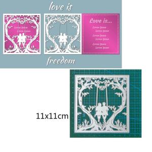 couple metal cutting dies wedding lovers cut die mold Scrapbook paper craft knife mould blade punch template Embossing stencils