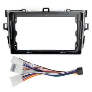 Bộ Kit Lắp Ráp Bảng Điều Khiển Trung Tâm Màn Hình 9 Inch Cho Xe Toyota Corolla 2006-2013 Kèm Khung Dây Nối Và Bộ Chuyển Đổi Mặt Trước.
