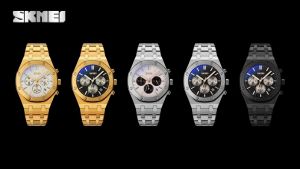 Jam Tangan Pria SKMEI SteelDrive Berkilau Kilau Tahan Air Tipe 9296