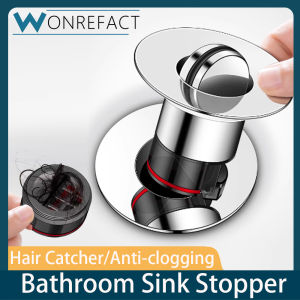 Universal Bathroom Sink Stopper Flip Cover Core Basin Drain Filter Valve Hair Catcher Shower Sink Strainer Bath Stopper Bathroom Drain Cover