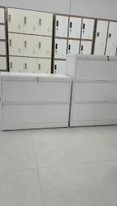 Jersey LC-4D Beige Black Gray Lateral Cabinet 4 Drawer