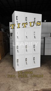 TITUS | Industrial 12-door Steel Locker in Modern Design by Leapify Steel- Waterproof and heavy-duty