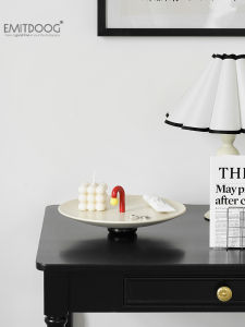 Emitdoog Entrance Hall Creative Storage Tray Nordic Style Wooden Decorative Accessories for Living Room Desktop Decoration