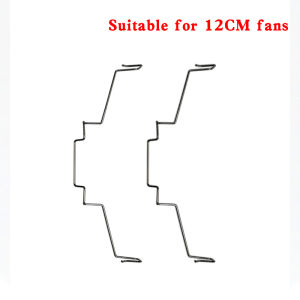 2PCS/Lot 8cm/9cm/12cm Fan Buckle Dissipate Cooling Fan Clip Buckles Elastic Steel CPU Fan Fastener Buckle Bracket