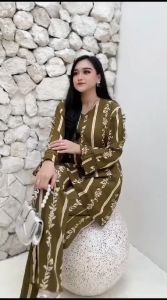 DIVASHION - Setelan Wanita Ukuran Jumbo CPLP Bahan Rayon Premium Motif Terbaru & Viral Elegan & Mewah