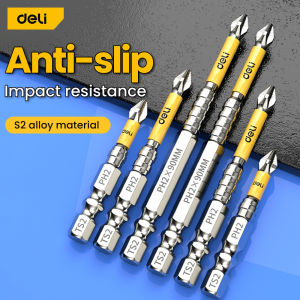 5PCS Upgraded High Hardness And Strong Magnetic Bit 25/50/65/70/90/150mm Non-slip Cross High Hardness Electric Hand Drill Screw