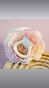 Moduirum Ceramic Face Lifting Ring – Premium Pink Jawline Massager for V-Line & Neck | Korean Skincare Tool | Portable & Gentle on Skin