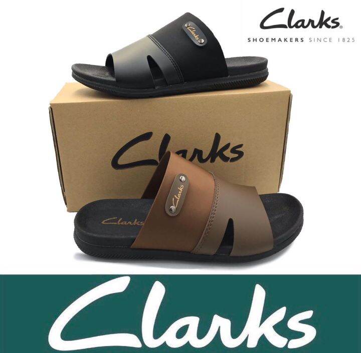 Clarks mens hotsell slide sandals