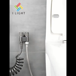 (Fast Delivery)304 Bidet Sprayer Set 2M Telescopic Hose Toilet Bidet Sprayer Set Bidet Spray Gun Set