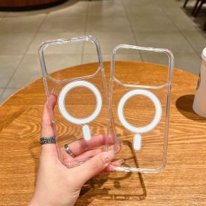 for Infinix Note 60 Ultra 60 Pro Note 60 Case Crystal Clear Acrylic Back Magnetic Cover Mag-safe Shockproof Soft Bumper Shell