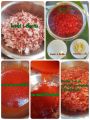 ขนาดทดลอง เครื่องปรุงหมักโครงไก่ย่างแดงโบราณสำเร็จ ขนาด 110 กรัม หมักโครงไก่ได้ 1 กิโลกรัม อิสลาม ทานได้. 
