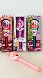 [QUÀ TẶNG ĐẸP] Đồ chơi trẻ em hộp đũa thần pin có đèn nhạc gậy phát sáng hình trăng sao cây kẹo cho bé cầm tay 608-302