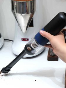Wireless Handheld Vacuum Cleaner for Coffee Powder Bar Counter Gap Cleaning Dual Use Blowing And Absorbing by Moosoo