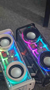 ลำโพงบลูทูธ V8 เบสแน่น TWS สเตอริโอ ลําโพงซับวูฟเฟอร์ ไร้สาย ลําโพงเบสหนัก คุณภาพเสียงดีมาก ไร้สาย