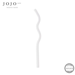 Chọn JOJOS L. PD. Ống Hút Thủy Tinh Nhiều Màu Chịu Nhiệt Độ Cao Có Thể Cong Lại Không Dùng Một Lần Đồ Dùng Ăn Uống
