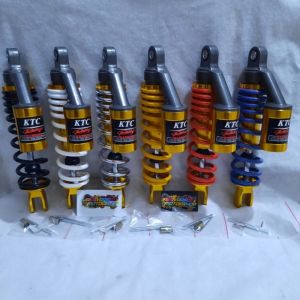 Shockbreaker Shock Single Copy Ktc Extrem Tabung Atas 310mm 330mm Matic Pnp Mio /Mio Sporty /Mio j /Mio Soul Gt /Vario110125 150 /Beat / Fino /Xeon /Genio / Scoopy/ Spin/ Fazio/ Spin/ Genio/ X ride/ Spacy Dll