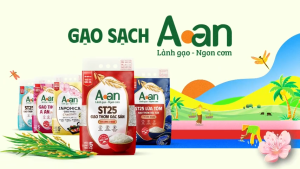 Combo 2 túi Gạo Japonica Aan túi 2kg - Mới - Chính hãng Gạo sạch Aan