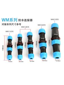 Kết Nối Chống Thấm Nước WM13 Đầu Nối Máy Bay 6 Chân 7 Chân 4 Chân Kênh Điện DC/DC Chất Liệu Cách Điện PPS Chứng Nhận CE