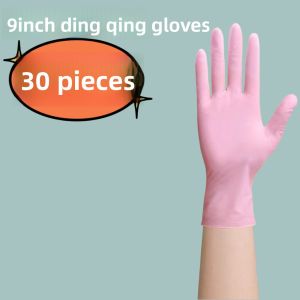 Ding Qing Disposable Food Grade Gloves Lengthened Thickened Catering Dishwashing Housework Cleaning Kitchen Household Gloves
