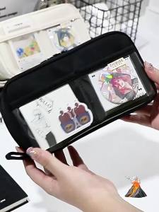Large-capacity Volcano Pencil Case 3-Compartment Storage INS Pencil Case Stationery Organizer for Boys Girl Back-to-School Gifts