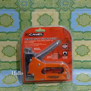 Staples Kardus Stapler Gun Tacker Merk Camel Strapler Straples Hekter