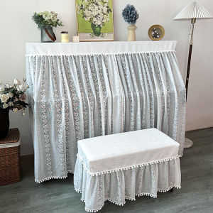 Modern Minimalist Piano Dust Cover Full Wrap Lace Piano Lid Cloth Semi Cover  Piano Shawl Protect Your Piano in Style