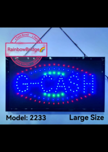 RAINBOW BRIDGE LED SIGNAGE G-CASH (New2266-Small-Large) #SIZE: W48cm & W60cm #881