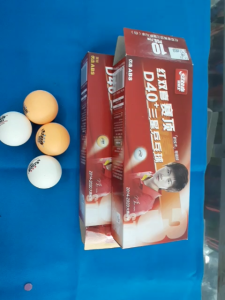 Bola Tenis Meja / Bola Pingpong DHS 3star D40+ Cell Free Dual Balls Kuning/Putih (isi 10pcs)