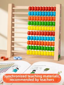 TANGJIUGONG | Montessori Math Learning Aid Abacus for Children