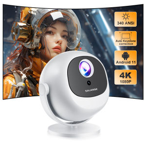 ZDSSY P360 Android11 Mini Portable Home Projector 4K Cinema Native 1080P WiFi 6 BT5.2 Auto Correction 360° Rotatable Outdoor Smart Beamer