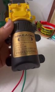Bơm đơn SINLEADER 12V Mini. Motor từ. Dùng thay thế cho bình phun thuốc điện. Chế tưới cây phun sương. Bảo hành 6 tháng