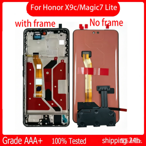 6.78AMOLED LCD For Honor Magic7 Lite BRP-NX1 Display Screen Touch Digitizer For Huawei Honor X9c X60 Pro LCD With Frame