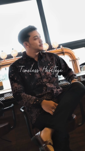 Hardi Batik Dobby - AUFAR | Kemeja Batik Pria Lengan Panjang Dobby