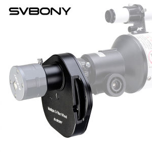 Svbony SV133 Telescope Filter Wheel 1.25/2 Inch Metal Filter 5 Positions for Telescope Eyepiece  for astronomical telescopes