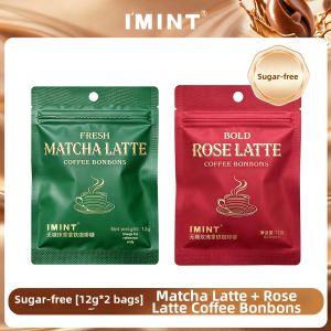 IMINT | Sugar-free Mint and Aromatic Rose Matcha Latte Flavor Candy