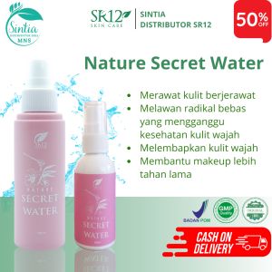 Seting Spray Sr12 Rose Water Spray Sr12 Membuat Make Up Lebih Tahan Lama  Secret Water Kispray Wajah