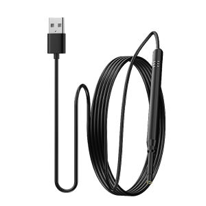 Camera Nội Soi Làm Sạch Tai 3 Trong 1 Với Dây Mềm Micro USB/Type-C 55mm Dành Cho Điện Thoại Android PC 6 Đèn LED Dụng Cụ Lấy Ráy Tai Trực Quan