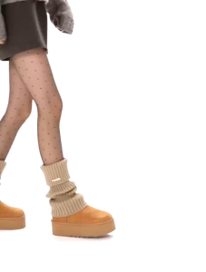 Knit Leg Socks Winter Autumn Foot Warming Fashion High Knee Stokin Cotton Stoking针织长筒袜