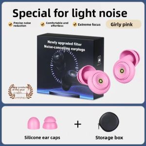 Silicone Sound Insulation Earplugs Special for Sleeping Noise Reduction No Ear Swelling Discomfort