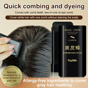 Hair Stick for Gray Hair Longlasting Coverage of Gray Hair One Touch Disposable Hair Stick