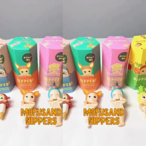 Sonny Angel Hippers Decorative Mini Figures Harvest Series 12 Kinds Fit for PC Desk Display Attach to PC Monitor Desk Decorate Anywhere High Quality Material