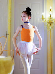 Childrens Ballet Dance Uniforms Summer New Style Female Kids Gymnastics Outfit Toddler Physique Practice Costume Qvei Brand