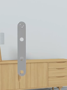 59mm 76mm Engsel Pivot Pintu Kayu Rotatable / Drawer Hinge / Poros Samping Putar Tengah