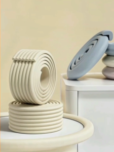 168 anti-collision stick thickened childrens protective strips Kindergarten corner anti-collision strips Windows sill stickers baby desk corner furniture anti-collision (2m length * 8cm width * 8mm thick)