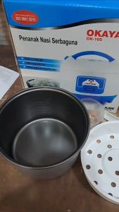 Rice Cooker Magic com Rice Cooker Mini Penanak Nasi Magicom 1liter dan 1.8 liter 3 in 1 Okayama