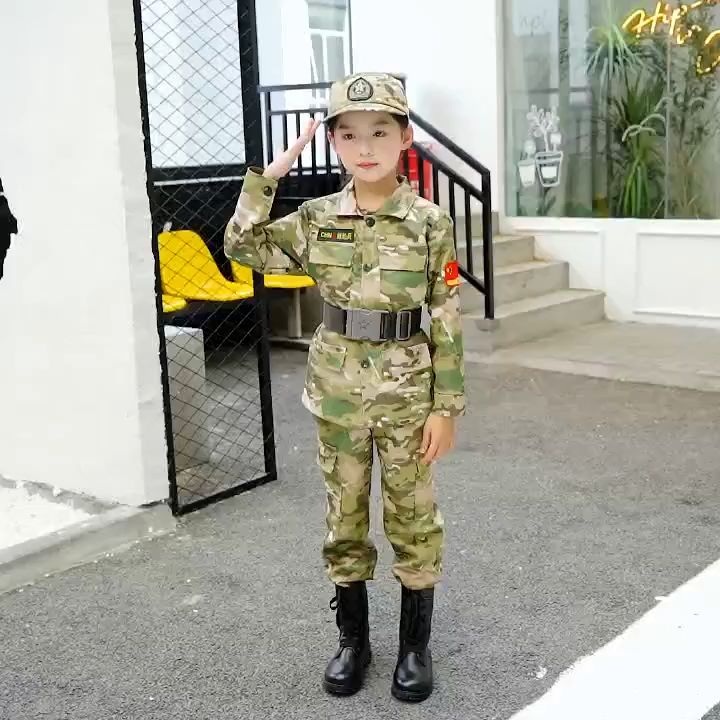 police army costume for kids boy girls school Halloween Cosplay Children  Party Dress Up Lazada PH