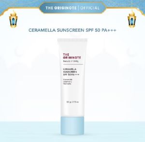 The Originote Caramella Sunscreen SPF 50 PA+++ 50gr Serum Sunscreen untuk Skin Barrier Protection